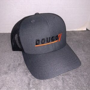 DOUGO TRUCKER HAT CAP Snap-Back Charcoal Gray & Black Mesh Larson Farms YouTube